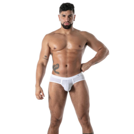 Slip microfibre MON AMOUR Blanc de TOF Paris