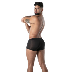 Boxer microfibre MON AMOUR Noir de TOF Paris