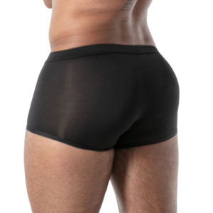 Boxer microfibre MON AMOUR Noir de TOF Paris