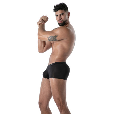 Boxer microfibre MON AMOUR Noir de TOF Paris