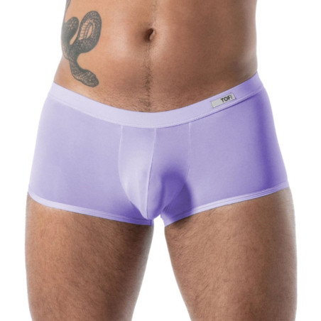 Boxer microfibre MON AMOUR Violet de TOF Paris