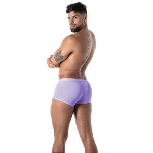 Boxer microfibre MON AMOUR Violet de TOF Paris