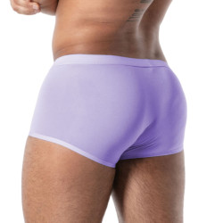 Boxer microfibre MON AMOUR Violet de TOF Paris 2