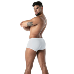 Boxer microfibre MON AMOUR Blanc de TOF Paris