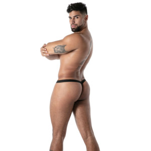 String microfibre MON AMOUR Blanc de TOF Paris