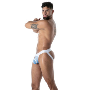 Jockstrap microfibre MON AMOUR Bleu de TOF Paris