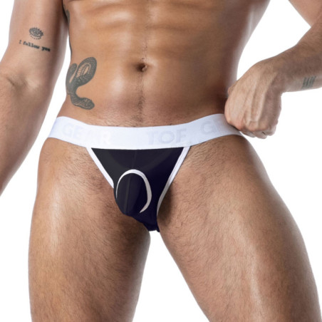 Jockstrap microfibre MON AMOUR Noir de TOF Paris