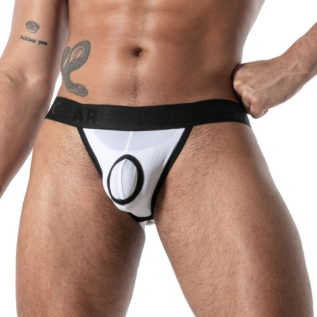 Jockstrap microfibre MON AMOUR Blanc de TOF Paris