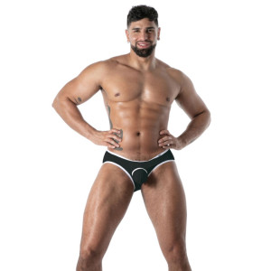 Bottomless microfibre MON AMOUR Noir de TOF Paris