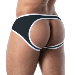 Bottomless microfibre MON AMOUR Noir de TOF Paris 2