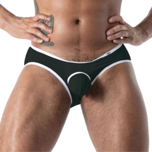 Bottomless microfibre MON AMOUR Noir