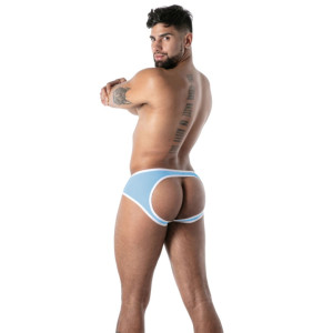 Bottomless microfibre MON AMOUR Bleu de TOF Paris