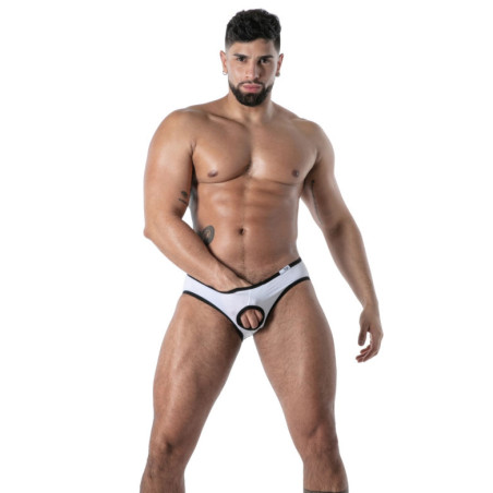 Bottomless microfibre MON AMOUR Blanc de TOF Paris
