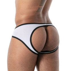 Bottomless microfibre MON AMOUR Blanc de TOF Paris 2