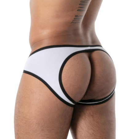 Bottomless microfibre MON AMOUR Blanc de TOF Paris