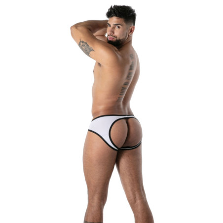 Bottomless microfibre MON AMOUR Blanc de TOF Paris