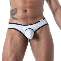 Bottomless microfibre MON AMOUR Blanc de TOF Paris