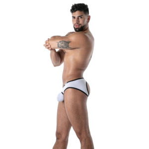 Bottomless microfibre MON AMOUR Blanc de TOF Paris