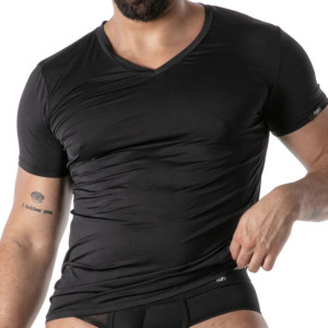 T-shirt microfibre MON AMOUR Noir