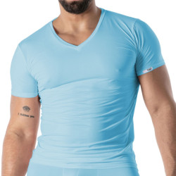 T-shirt microfibre MON AMOUR Bleu de TOF Paris