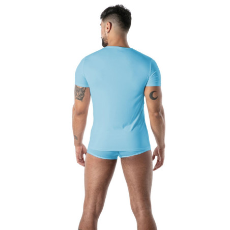 T-shirt microfibre MON AMOUR Bleu de TOF Paris