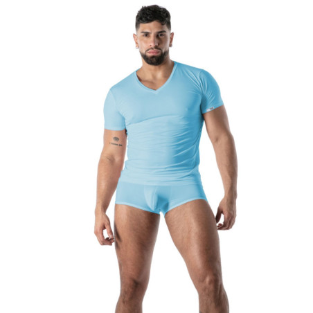 T-shirt microfibre MON AMOUR Bleu de TOF Paris