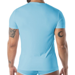 T-shirt microfibre MON AMOUR Bleu de TOF Paris
