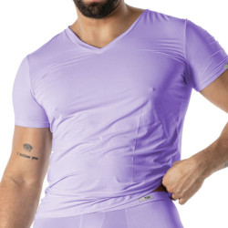 T-shirt microfibre MON AMOUR Violet de TOF Paris
