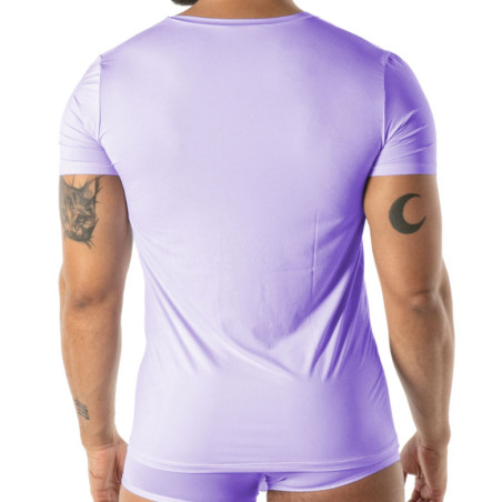 T-shirt microfibre MON AMOUR Violet de TOF Paris
