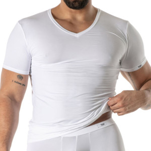 T-shirt microfibre MON AMOUR Blanc