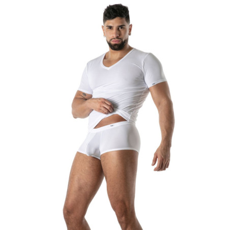 T-shirt microfibre MON AMOUR Blanc de TOF Paris