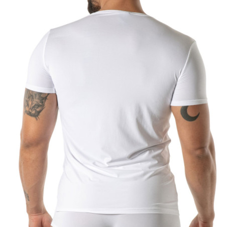 T-shirt microfibre MON AMOUR Blanc de TOF Paris