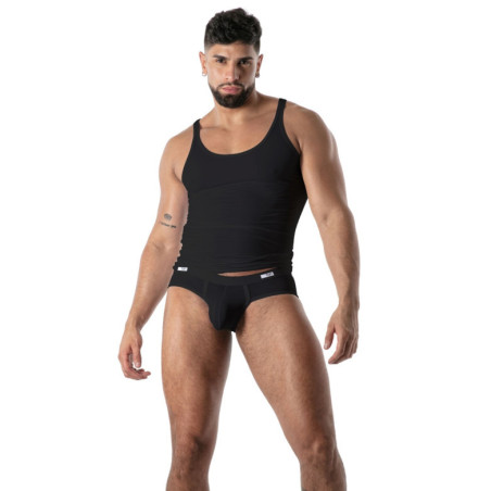 Débardeur microfibre MON AMOUR Noir de TOF Paris