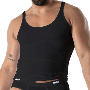 Débardeur microfibre MON AMOUR Noir de TOF Paris