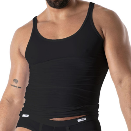 Débardeur microfibre MON AMOUR Noir de TOF Paris