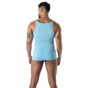 Débardeur microfibre MON AMOUR Bleu de TOF Paris