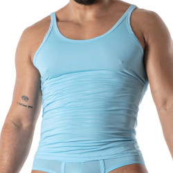 Débardeur microfibre MON AMOUR Bleu de TOF Paris