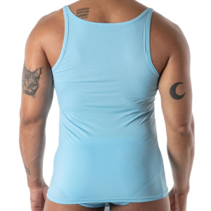 Débardeur microfibre MON AMOUR Bleu de TOF Paris