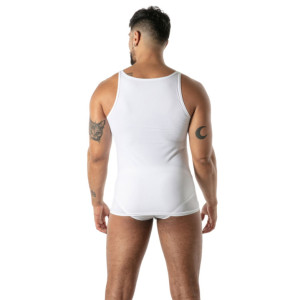 Débardeur microfibre MON AMOUR Blanc de TOF Paris