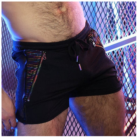Short ICON PRIDE Noir-Rainbow de Breedwell