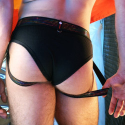 Slip-Jock ICON PRIDE Noir-Rainbow de Breedwell 2