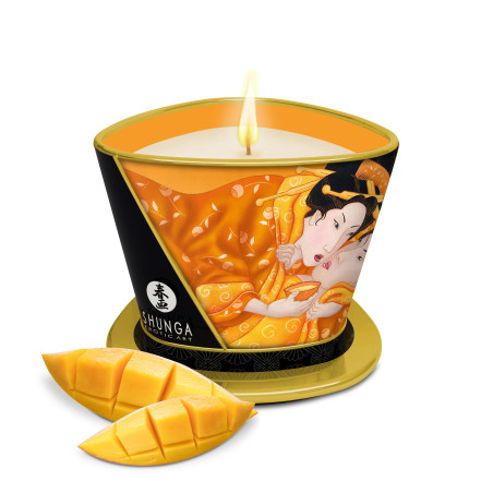 Bougie de massage Mangue Enivrante 170ml de Shunga