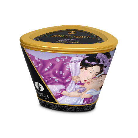 Bougie de massage SENSATION Lavande 170ml de Shunga