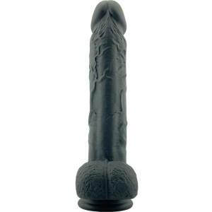 Gode réaliste MILYNKO 21 x 4.9cm Noir par RealCockz