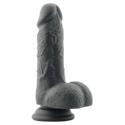 Gode réaliste INDYKO 12 x 4.3cm Noir par RealCockz