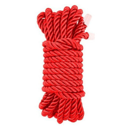 Corde de bondage LUXROPE 10m Rouge par BDSMaster