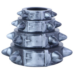 Lot de 4 Cockrings PITNECK Gris de CockzRing