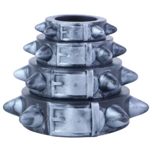 Lot de 4 Cockrings PITNECK Gris de CockzRing
