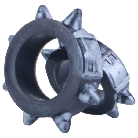 Lot de 4 Cockrings PITNECK Gris de CockzRing