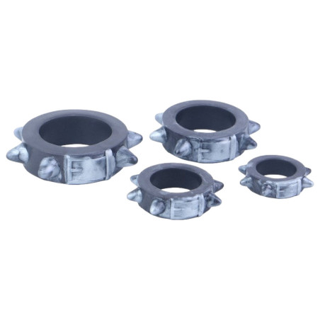Lot de 4 Cockrings PITNECK Gris de CockzRing